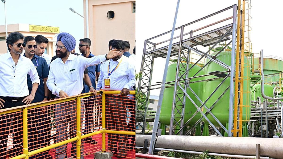 Chief Minister Vijay's Desalination Plant Visit Raises Questions on Water Security